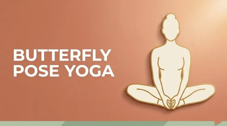 Butterfly pose yoga