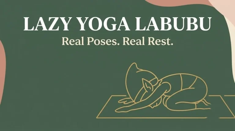 Lazy yoga Labubu