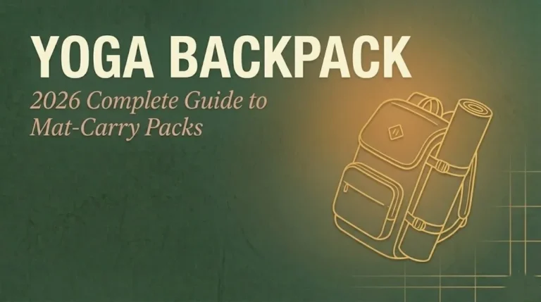 A yoga backpack