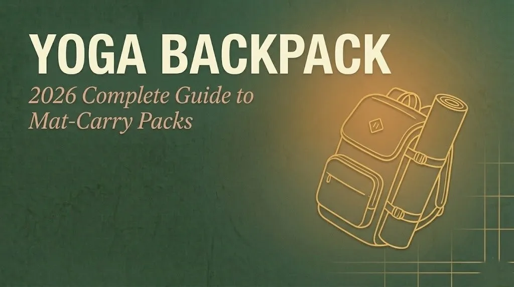 A yoga backpack