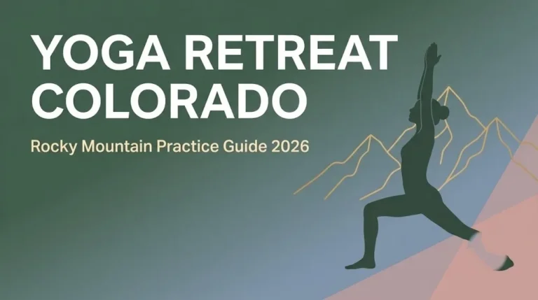 A yoga retreat