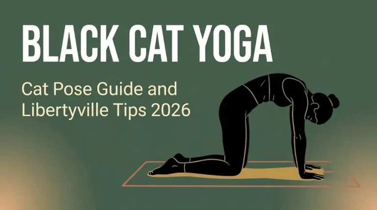 Black cat yoga