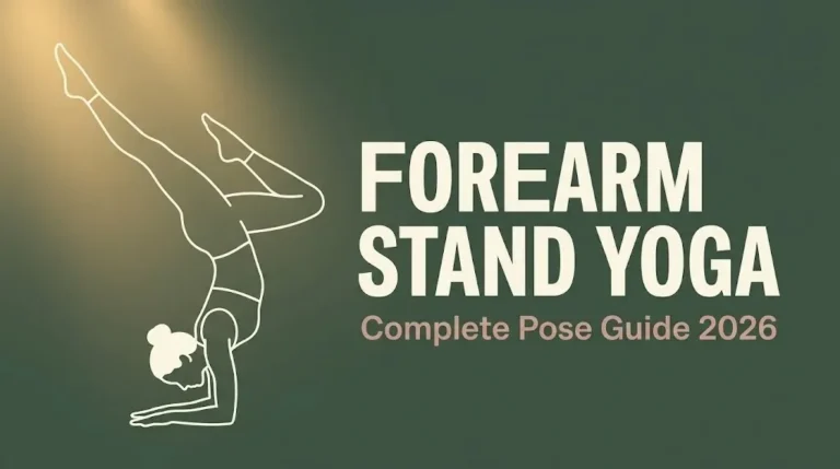 Forearm stand yoga,