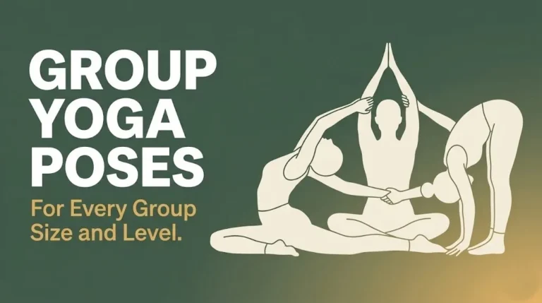 Group yoga poses