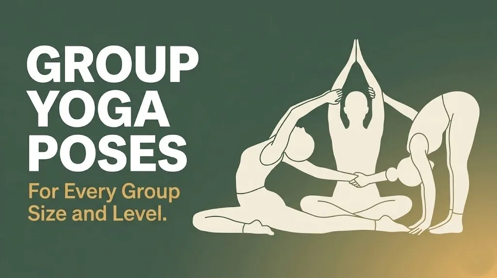 Group yoga poses