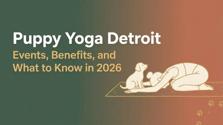 Puppy yoga Detroit