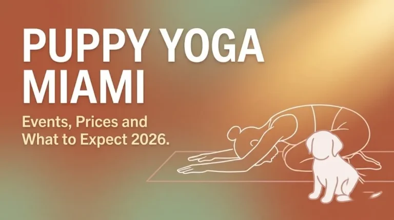 Puppy yoga Miami