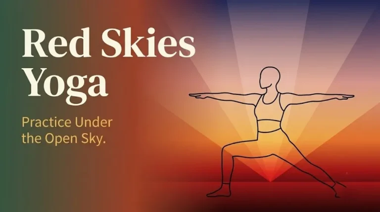 Red skies yoga
