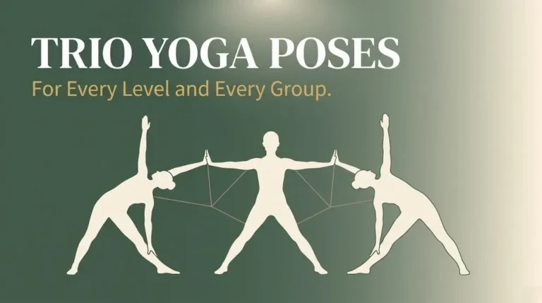 Trio yoga poses