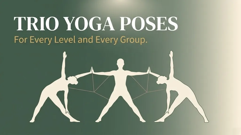 Trio yoga poses