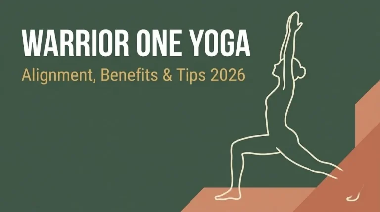 Warrior one yoga,