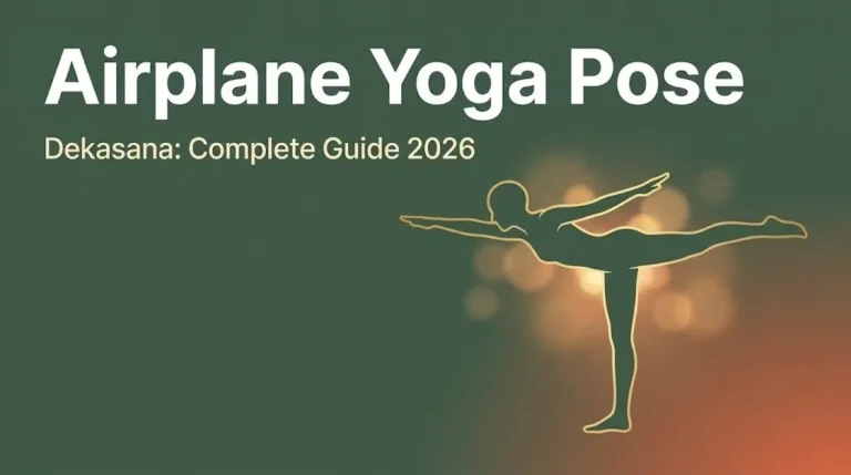 airplane yoga pose