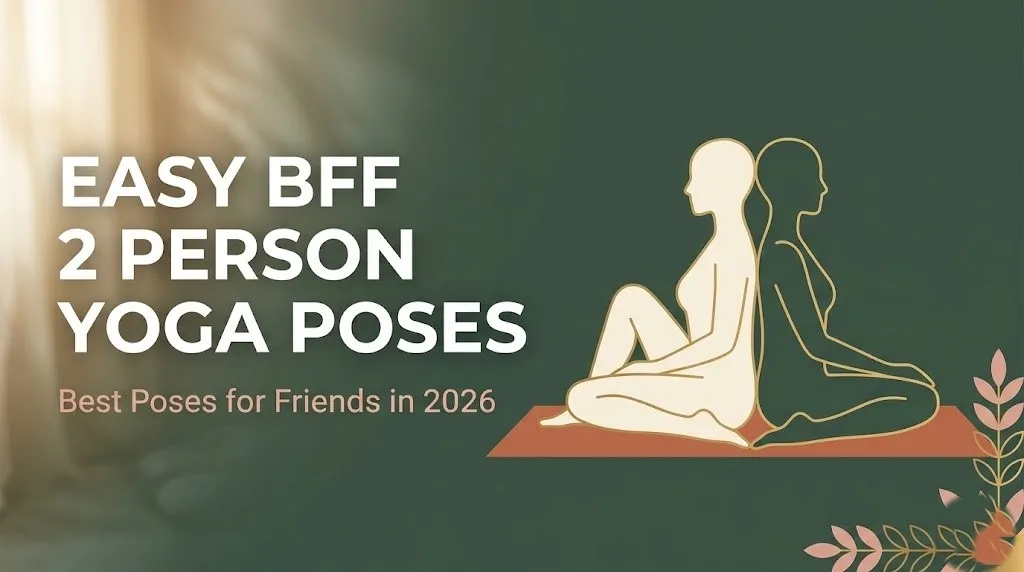easy BFF 2 person yoga poses