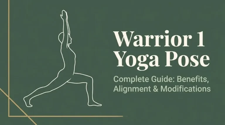 warrior 1 yoga pose