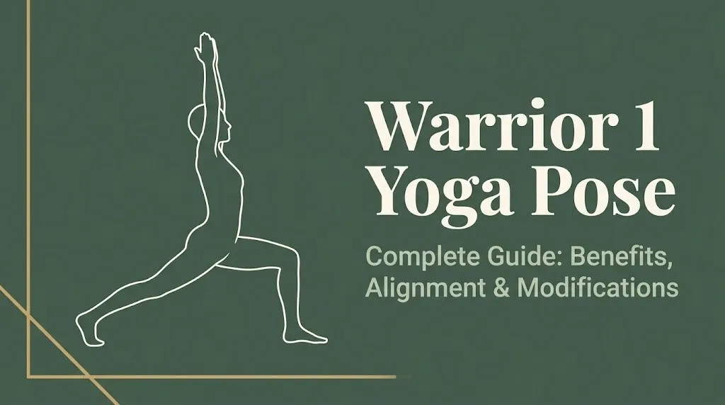 warrior 1 yoga pose