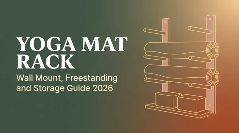 yoga mat rack