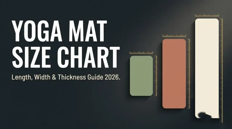 yoga mat size chart