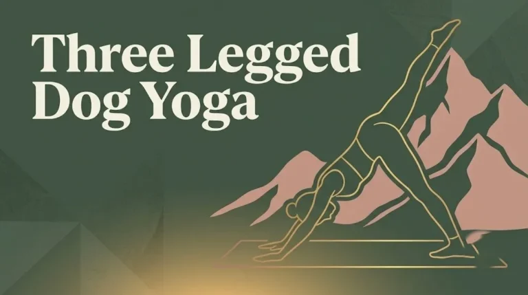Three legged dog yoga