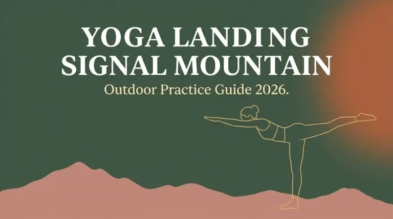 Yoga landing signal mountain
